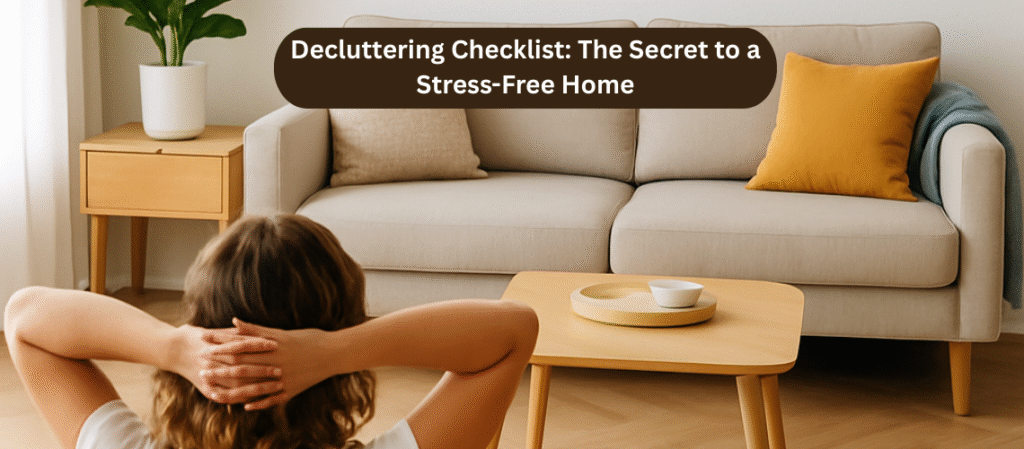 Decluttering Checklist