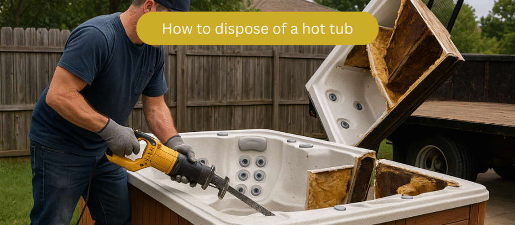 How to dispose of a hot tub
