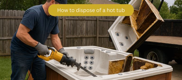 How to dispose of a hot tub