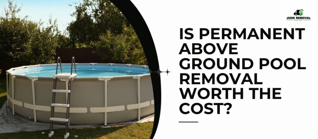 Above Ground Pool Removal