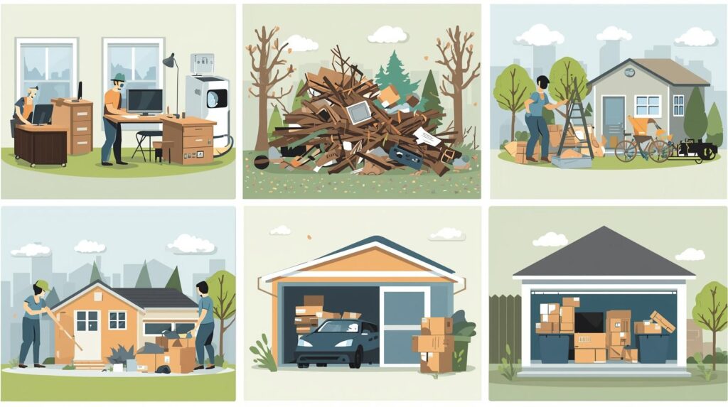 Professional Kitchener junk removal team clearing household items